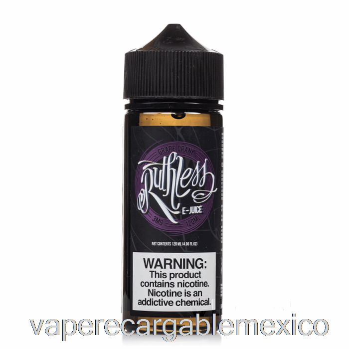 Vape Recargable Uva Bebió - Vapor Despiadado - 120ml 0mg